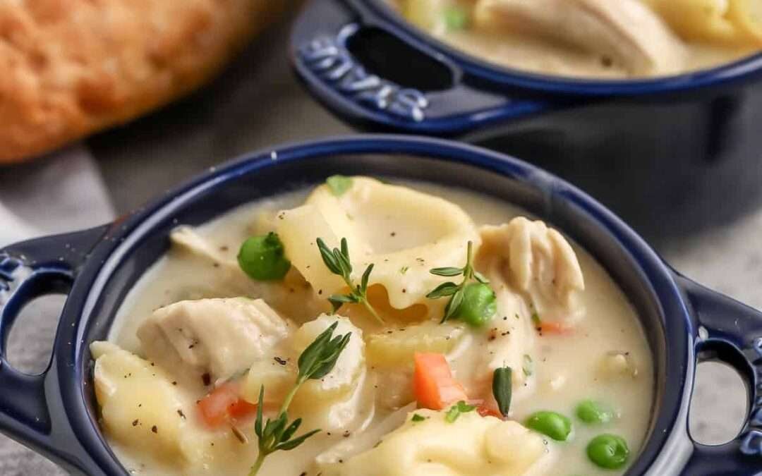 Creamy Chicken Tortellini Soup – Spend With Pennies