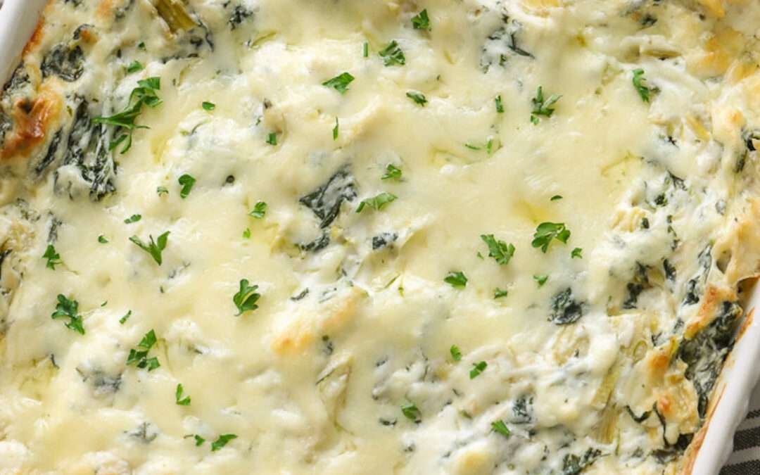 The Best Spinach Artichoke Dip