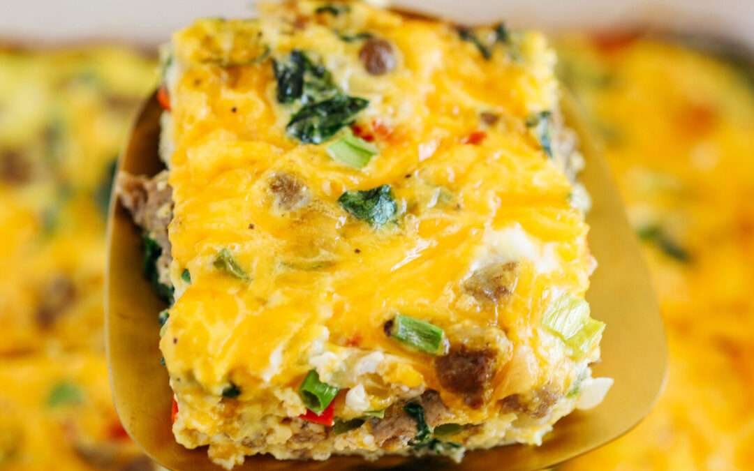 Sausage and Veggie Egg Casserole