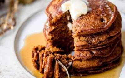 Fluffy Gingerbread Pancakes | Ambitious Kitchen