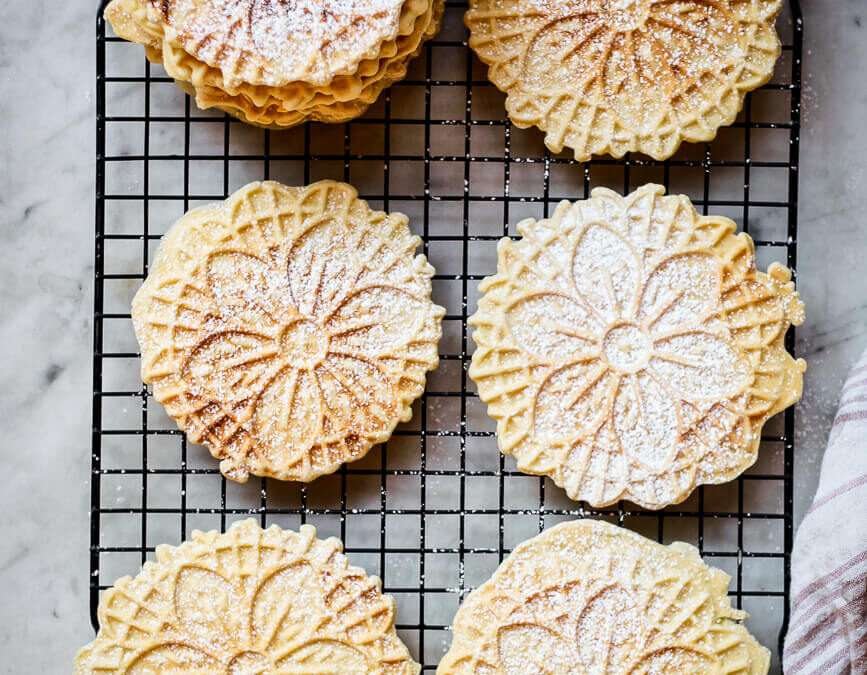 Pizzelle Cookie Recipe – Thin Italian Cookies