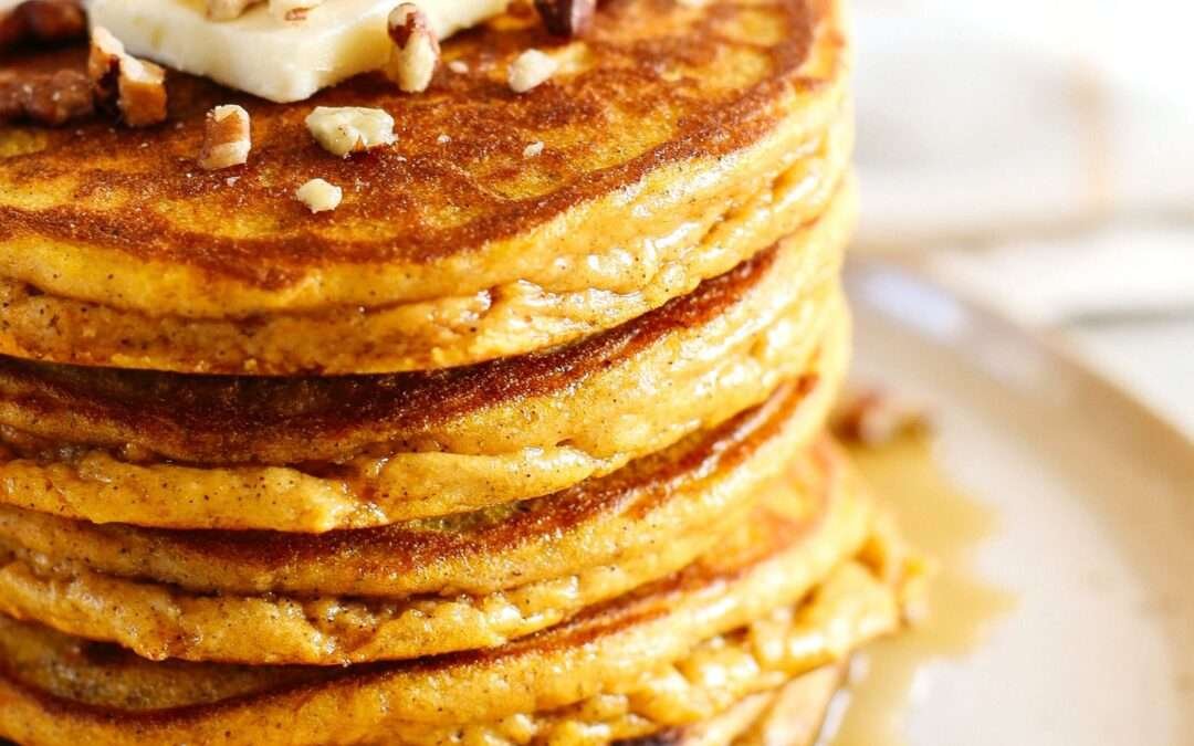 Fluffy Pumpkin Pancakes – Eat Yourself Skinny