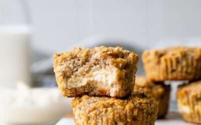 Cream Cheese-Filled Almond Flour Banana Muffins (Gluten-Free)
