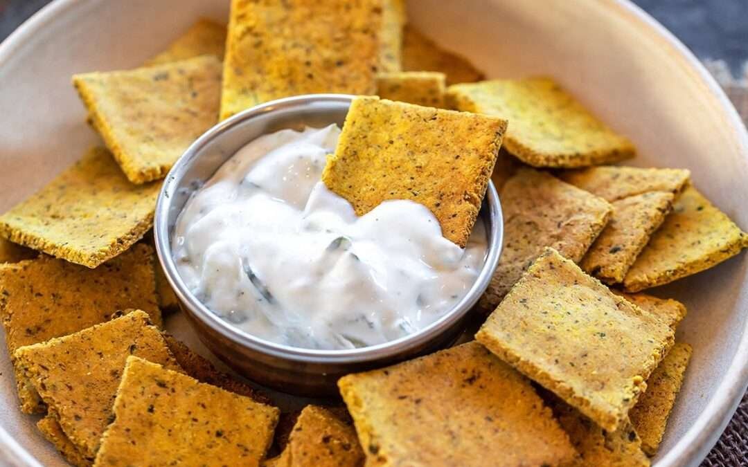 Almond Flour Masala Crackers – Cook With Manali