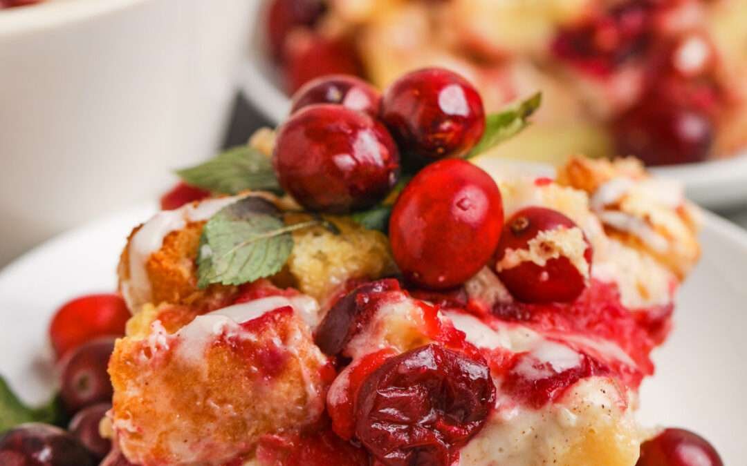 Cranberry Breakfast Bread Pudding – Spend With Pennies