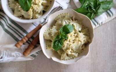 Creamy Pesto Farfalle