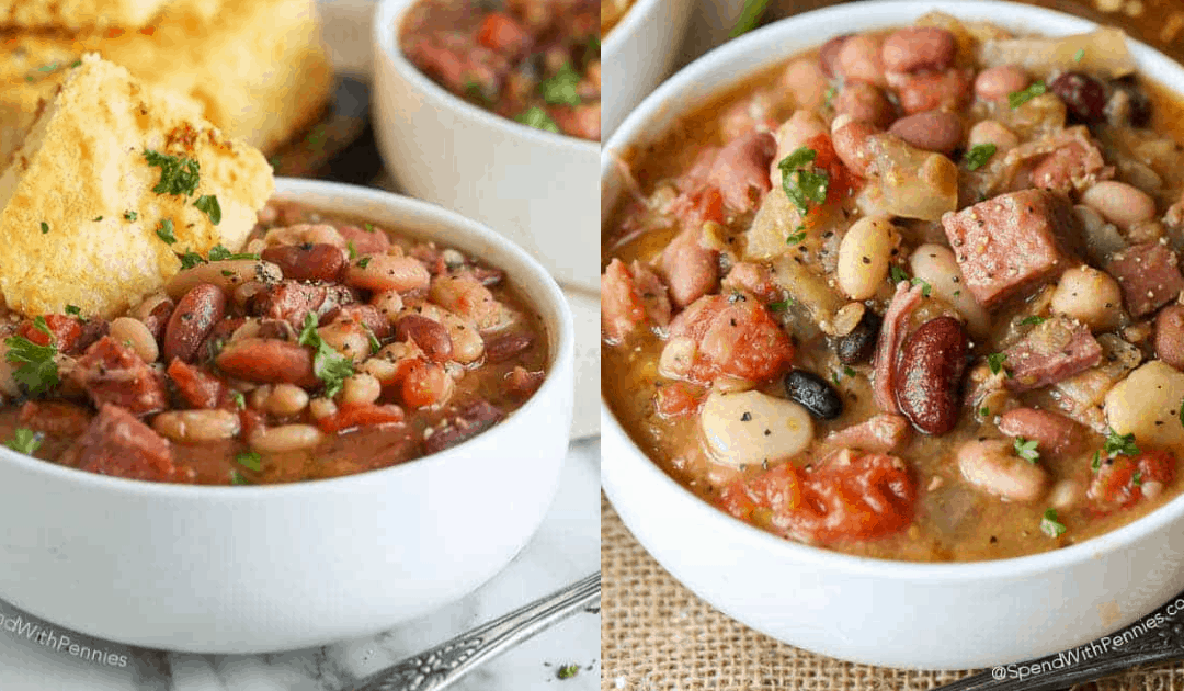 Ham and Bean Soup (Crockpot Version)