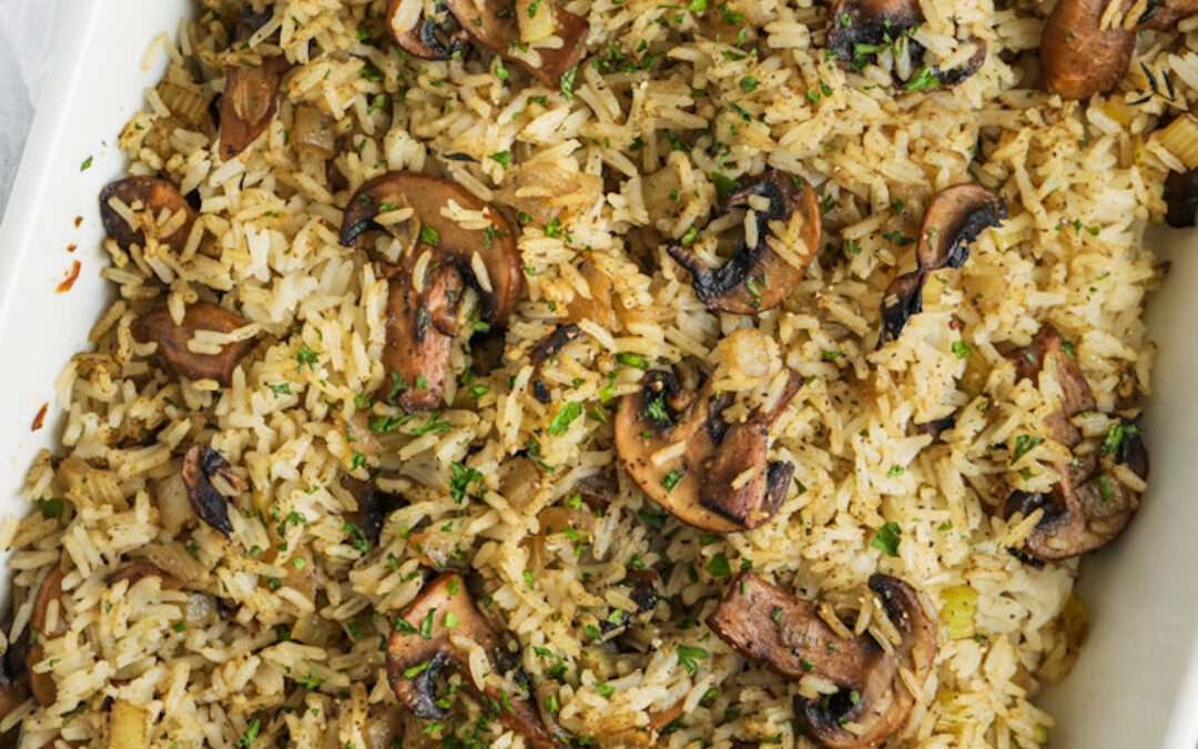 Our Favorite Mushroom Rice – Spend With Pennies