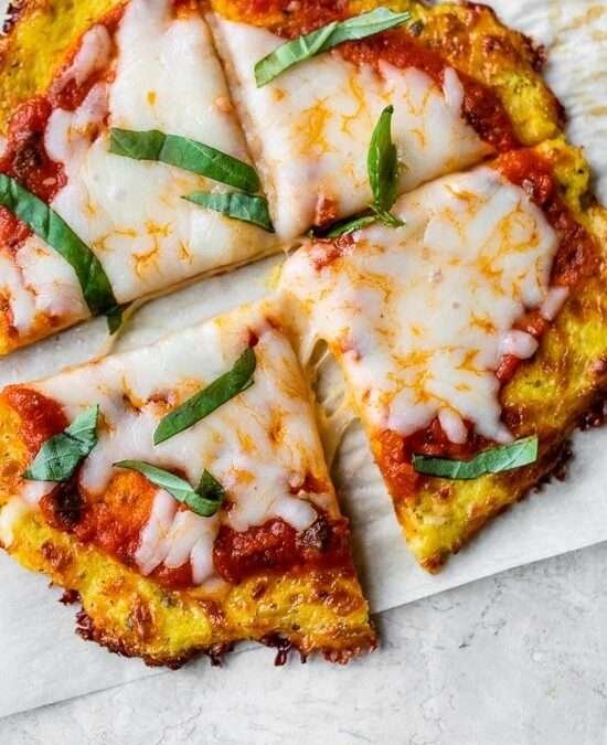 Spaghetti Squash Crust Pizza – Skinnytaste