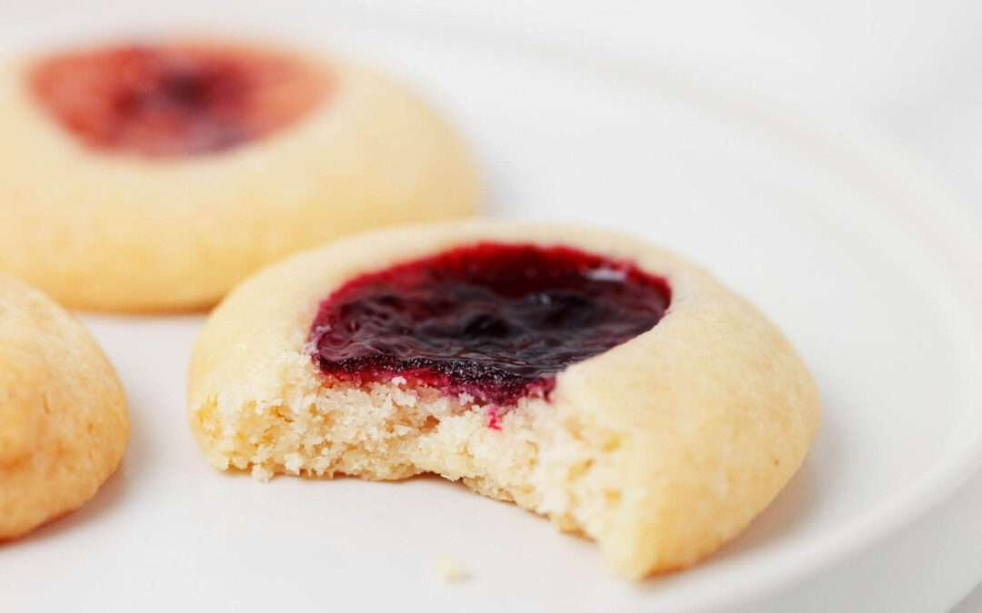 Vegan Thumbprint Cookies | The Full Helping