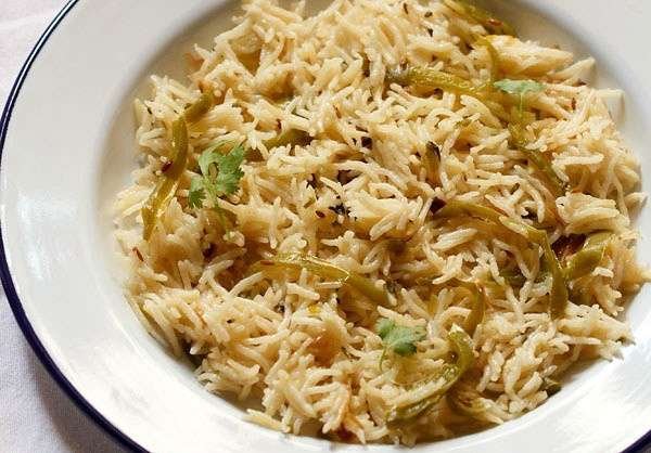 Capsicum Rice | Bell Pepper Rice