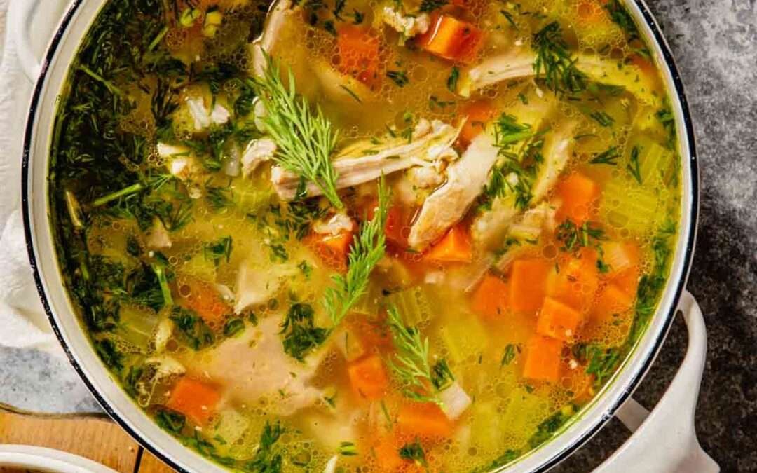 Easy Chicken and Rice Soup