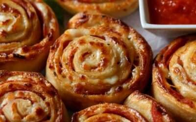 Homemade Pepperoni Pizza Rolls | Cookies and Cups