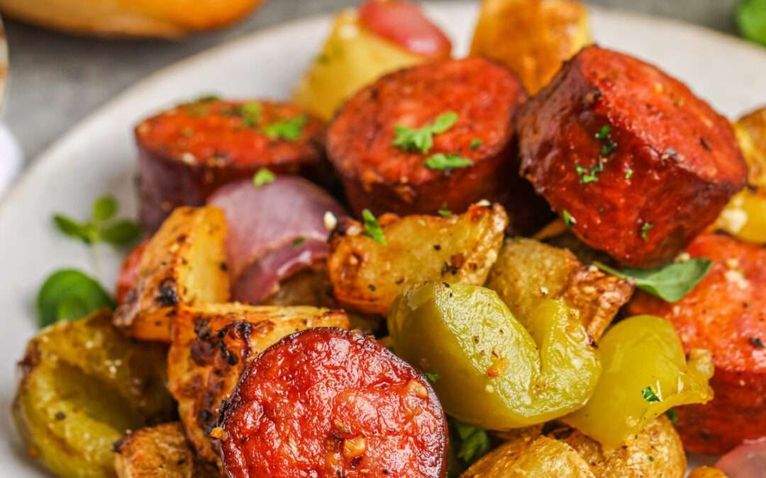 Air Fryer Potato and Sausage