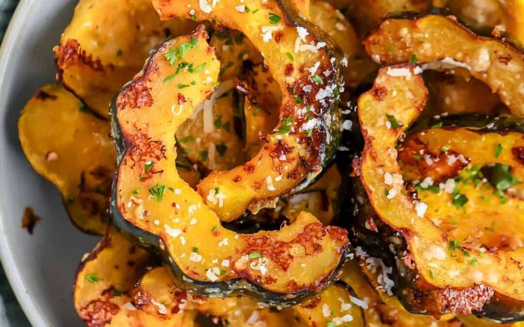 Parmesan Baked Acorn Squash – Spend With Pennies