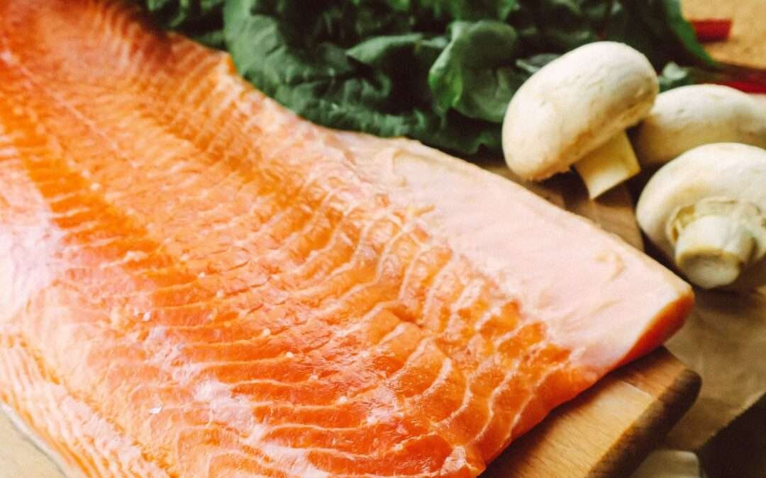 Salmon Kebabs with Sweet Chilli & Lime Dip