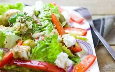 Feta-Chickpea Salad