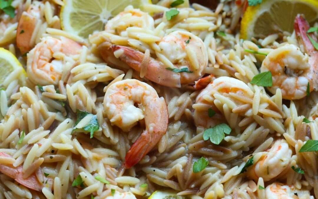 Easy Lemon Shrimp Orzo Recipe