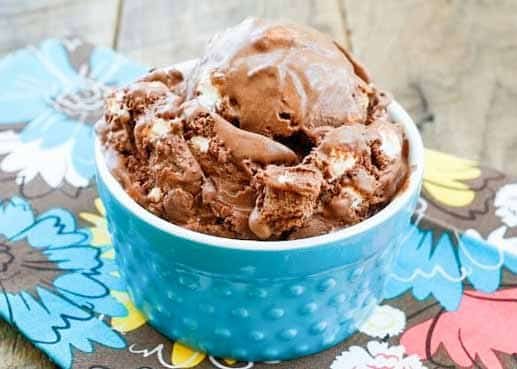 Rocky Road Ice Cream – Barefeet in the Kitchen