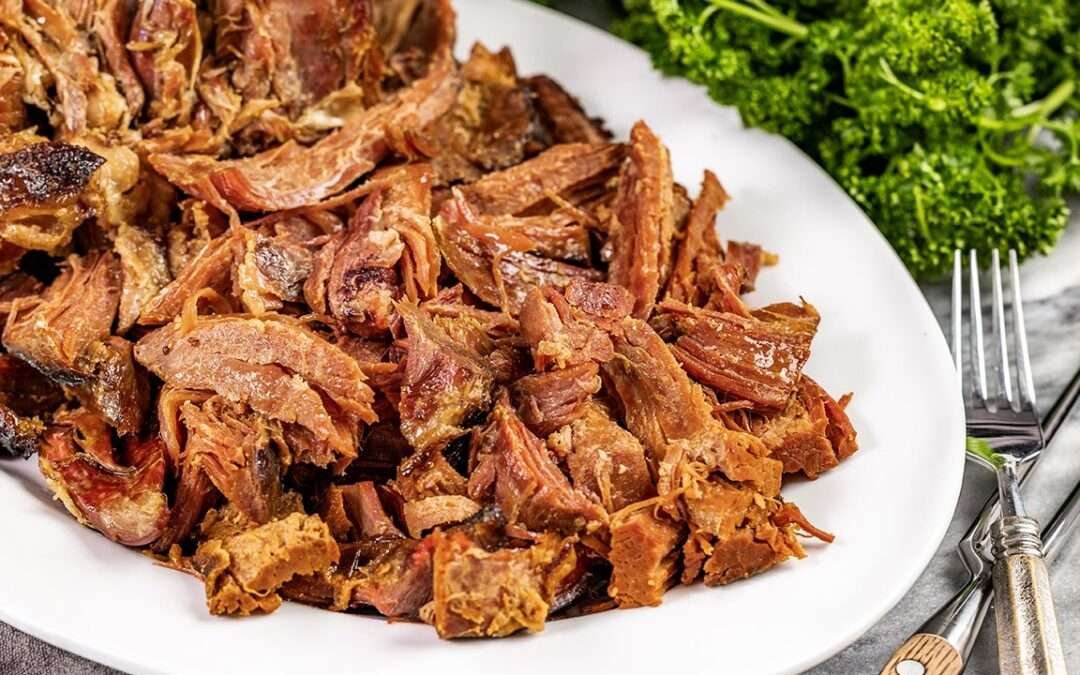 Savory Pulled Ham – thestayathomechef.com