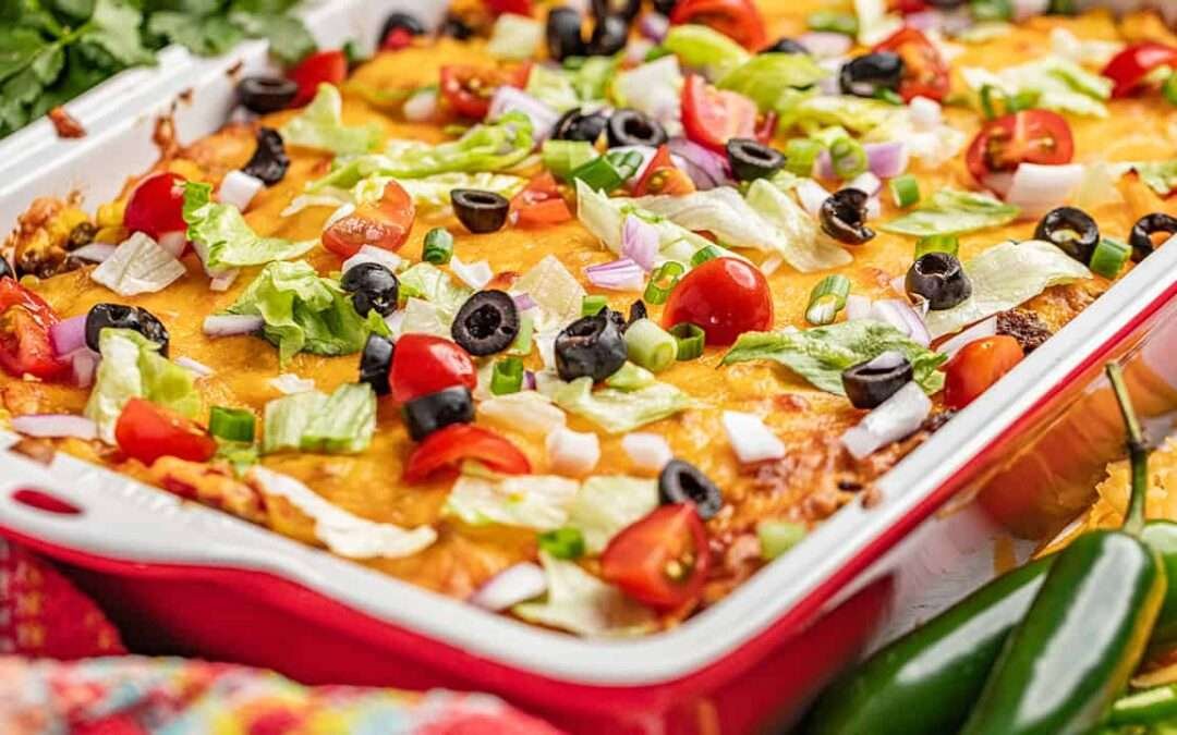 Tasty Taco Casserole – thestayathomechef.com