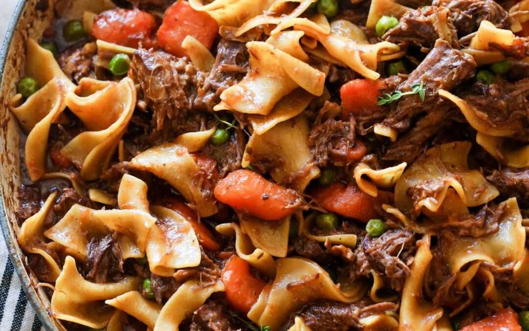 The Best Beef and Noodles (Oven or Crock Pot)