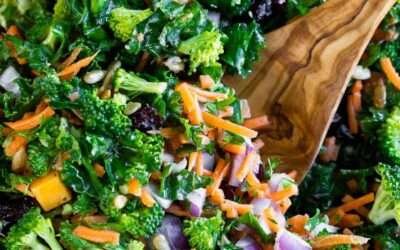 Easy Kale Salad with Fresh Lemon Dressing