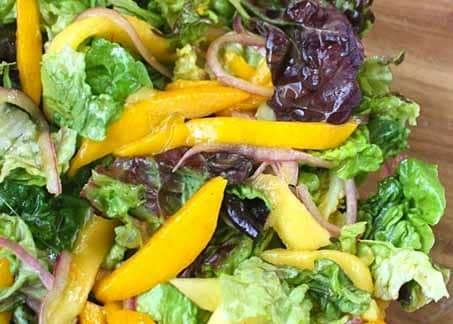 Mango Summer Salad – Barefeet in the Kitchen