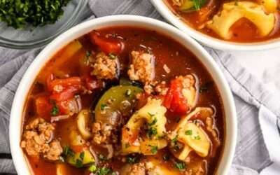 Sausage Tortellini Soup (30 Minute Meal)