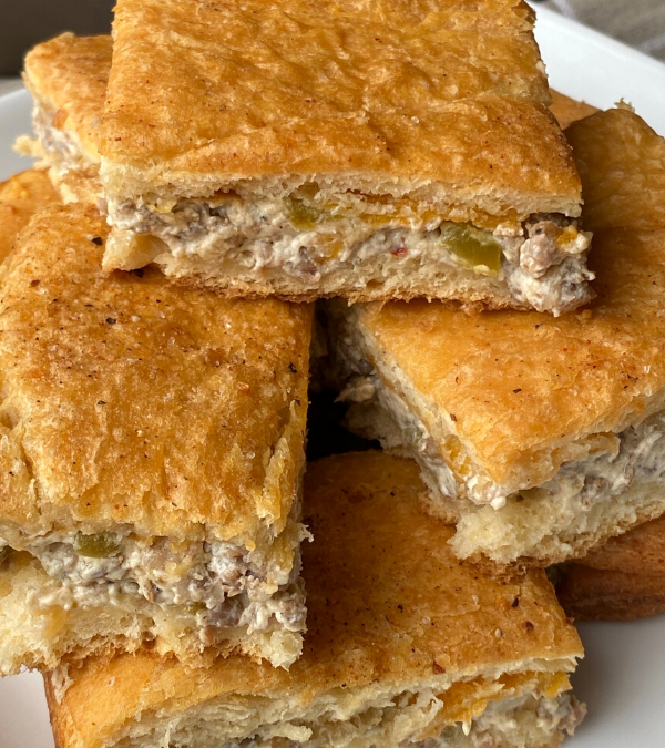 SAUSAGE CRESCENT BAKE – The Southern Lady Cooks