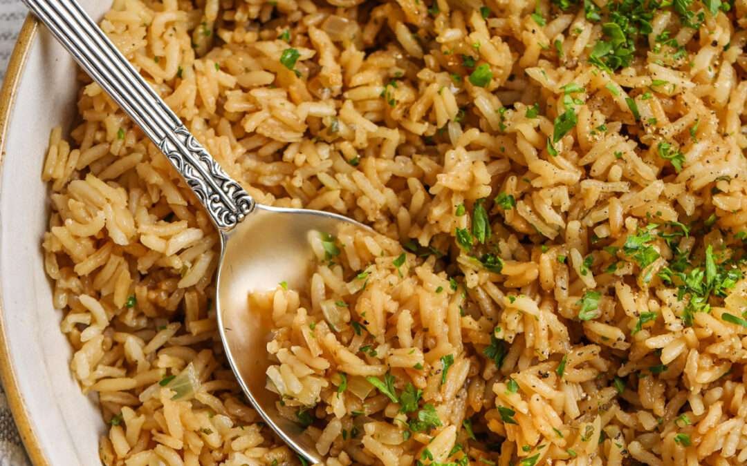 Seasoned Rice – Spend With Pennies