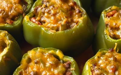 STUFFED GREEN PEPPERS – The Southern Lady Cooks