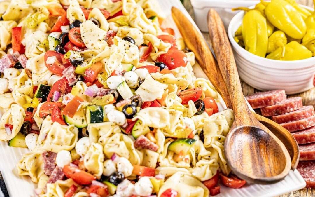 Tortellini Pasta Salad – thestayathomechef.com