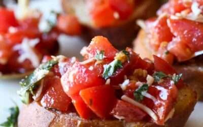 The Best Bruschetta Recipe | Cookies and Cups