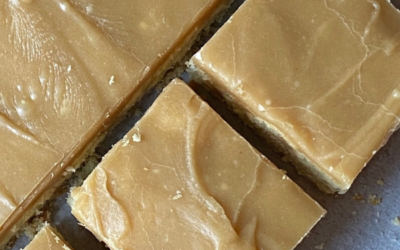 ICED PEANUT BUTTER BLONDIES – The Southern Lady Cooks