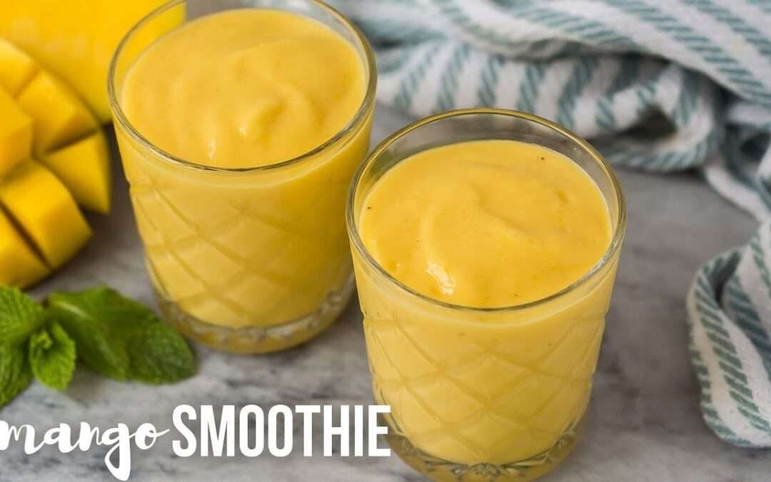 Mango Smoothie: 4 INGREDIENTS | The Recipe Rebel