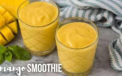 Mango Smoothie: 4 INGREDIENTS | The Recipe Rebel
