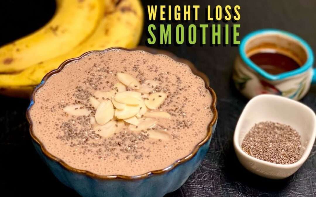 Banana Chia Seeds Smoothie For Weight loss | How To Make Banana Chia Seed Smoothie