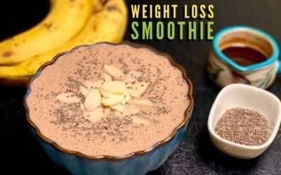 Banana Chia Seeds Smoothie For Weight loss | How To Make Banana Chia Seed Smoothie