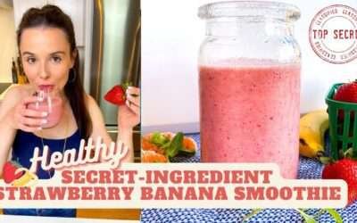 SECRET-Ingredient Strawberry Banana Smoothie