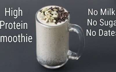 High Protein Breakfast Smoothie For Weight Loss – No Sugar – No Milk – Chia Seeds For Weight Loss
