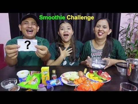 Smoothie Challenge || Stuti Entertainment @Buda Budi Vlogs