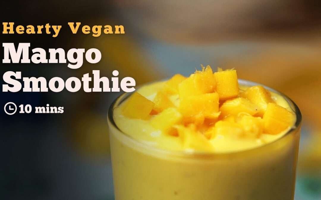 Vegan Mango Smoothie | Mango Coconut Milk Smoothie | Breakfast Smoothie | 5 Minute Recipes | Cookd