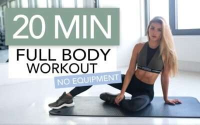 20 MIN FULL BODY WORKOUT // No Equipment | Pamela Reif