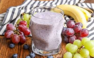 Blueberry Grape Banana Smoothie – Barefeet in the Kitchen
