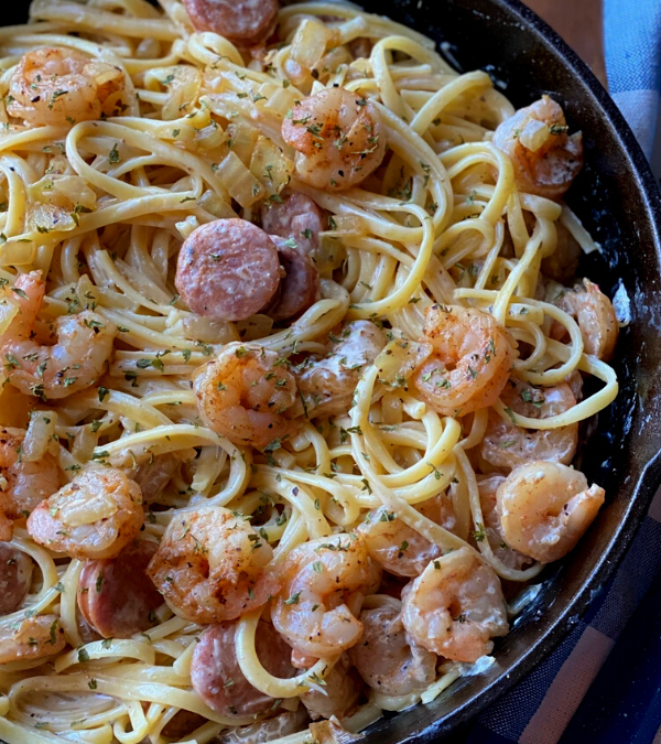 CAJUN PASTA SKILLET – The Southern Lady Cooks