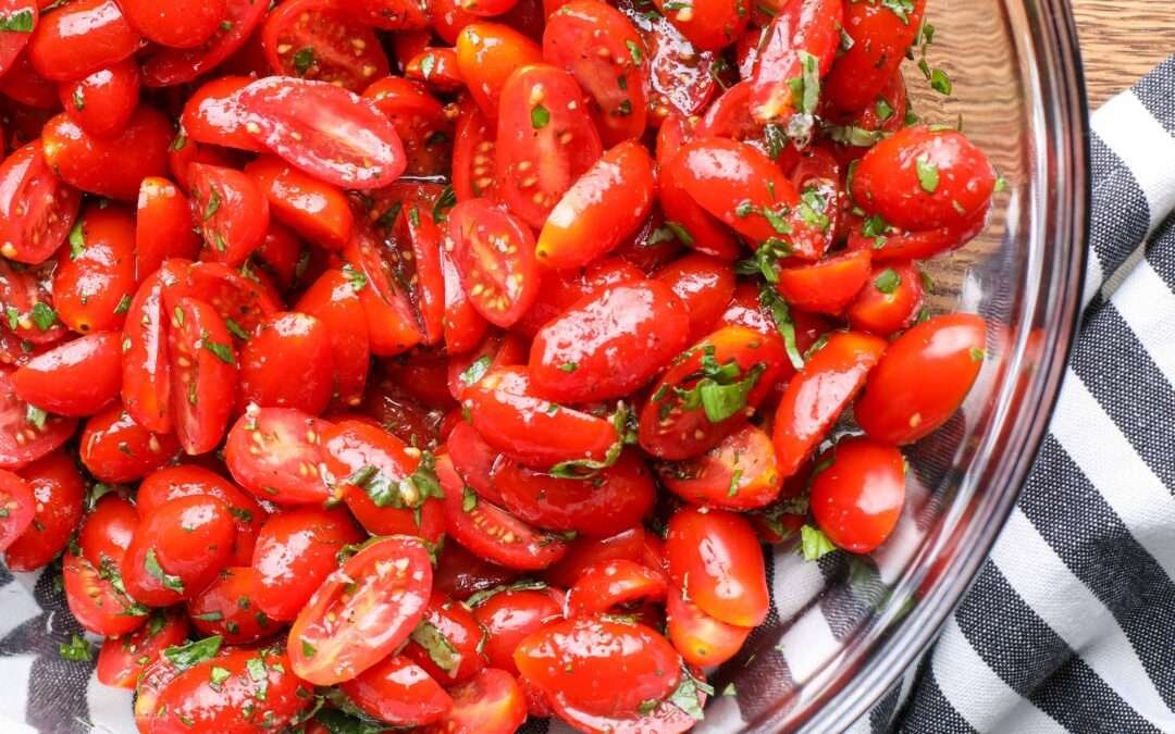 Marinated Tomatoes – Barefeet in the Kitchen