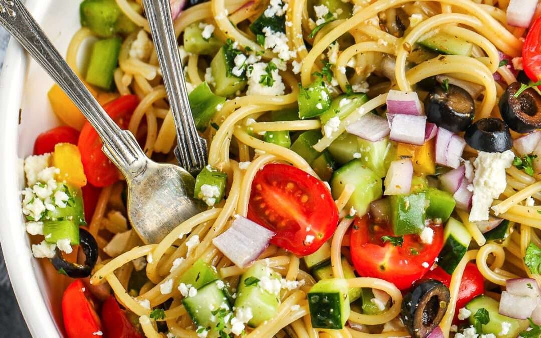 Favorite Spaghetti Salad – Spend With Pennies