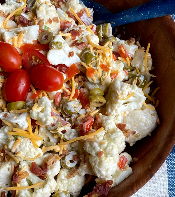 RANCH CAULIFLOWER SALAD – The Southern Lady Cooks