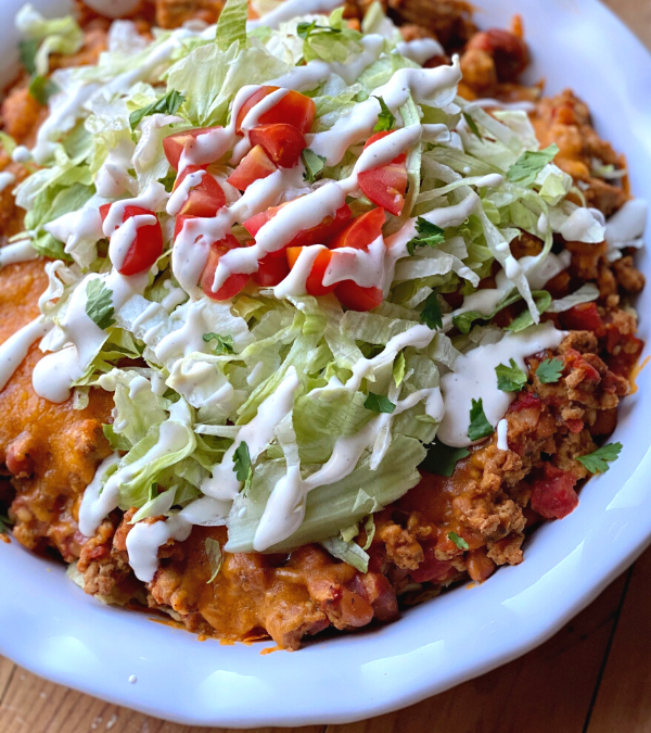 EASY RANCH TACO PIE – The Southern Lady Cooks